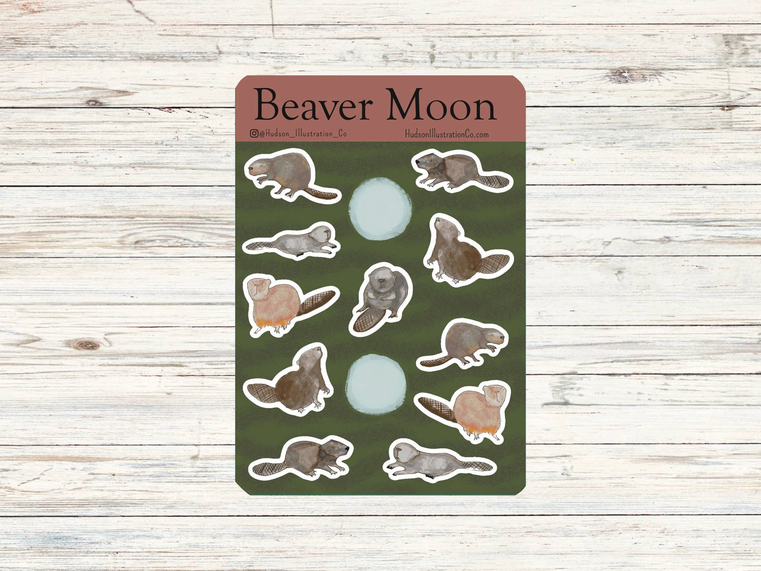 Sticker Sheet | Beaver Moon