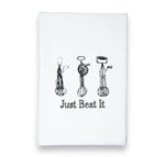 Just Beat It Kitchen Towel | Tea Towels | Whisk Dish Towels