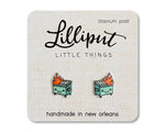 Earrings | Kawaii Dumpster Fire