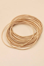 Guitar String Bracelets Set | Gold