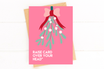 Greeting Card | Pink Mistletoe