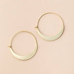Refined Earring Collection | Crescent Hoop/Gold Vermeil