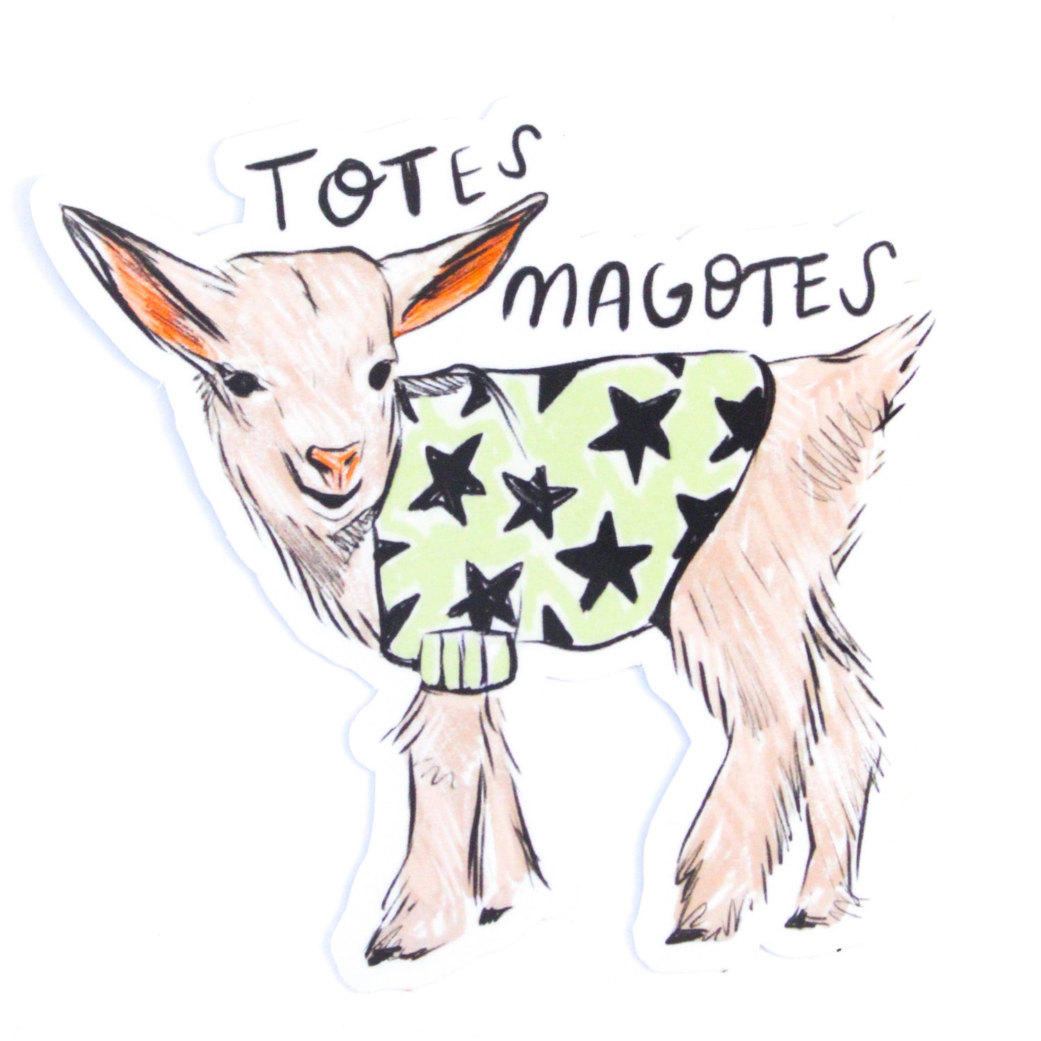 Vinyl Sticker | Totes Magotes Baby Goat