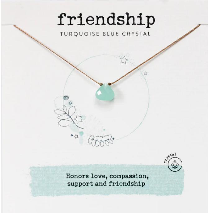 *Necklace | Turquiose Crystal Soul Shine Honoring Friendship