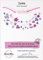 Necklace | Rose Quartz Little Wishes Kid's Necklace for Love