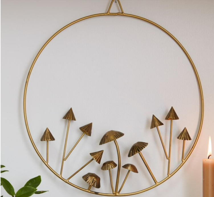 Wall Hanging | Cremini Mushroom Wreath