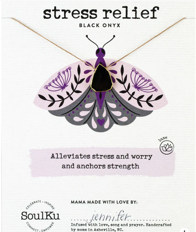 *Necklace | Black Onyx Alchemy Necklace for Stress Relief