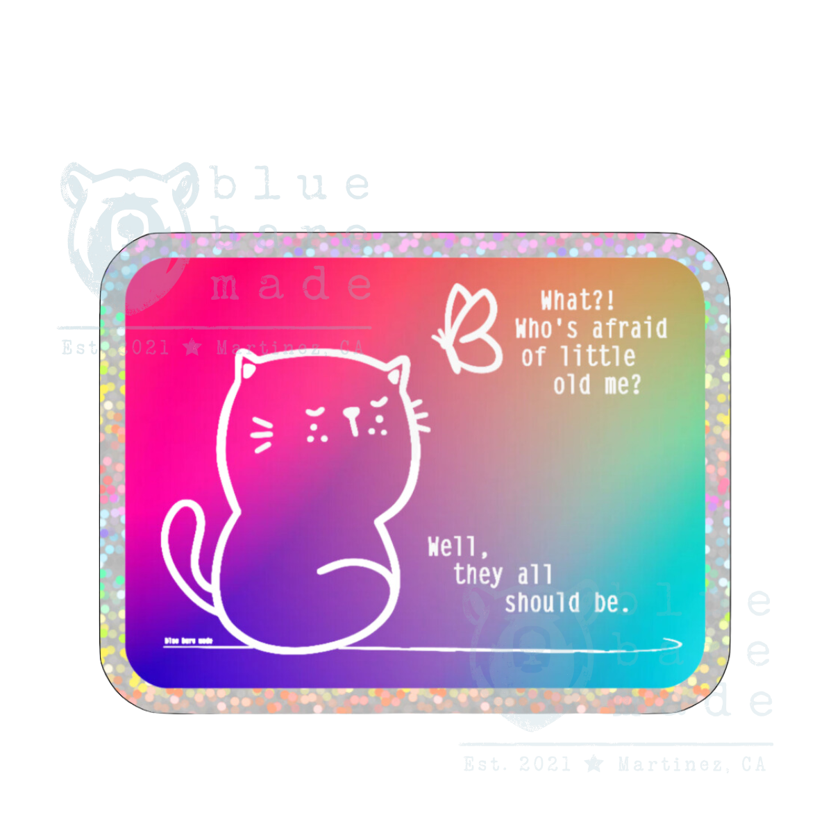 STICKER | TPD T. Swift Cat: Scared of Little Old Me?