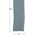 Table Runner | Linen Stonewashed, Mint