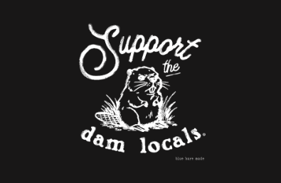 Zip Hoodie | Support the "Dam" Locals Beaver (Unisex)