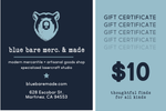 GIFT CARD | BLUE BARE MADE
