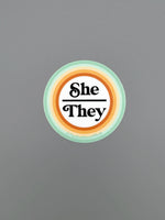 Sticker | Pronouns - She/They