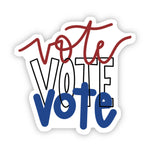 Sticker | Vote Vote Vote Red, White, and Blue