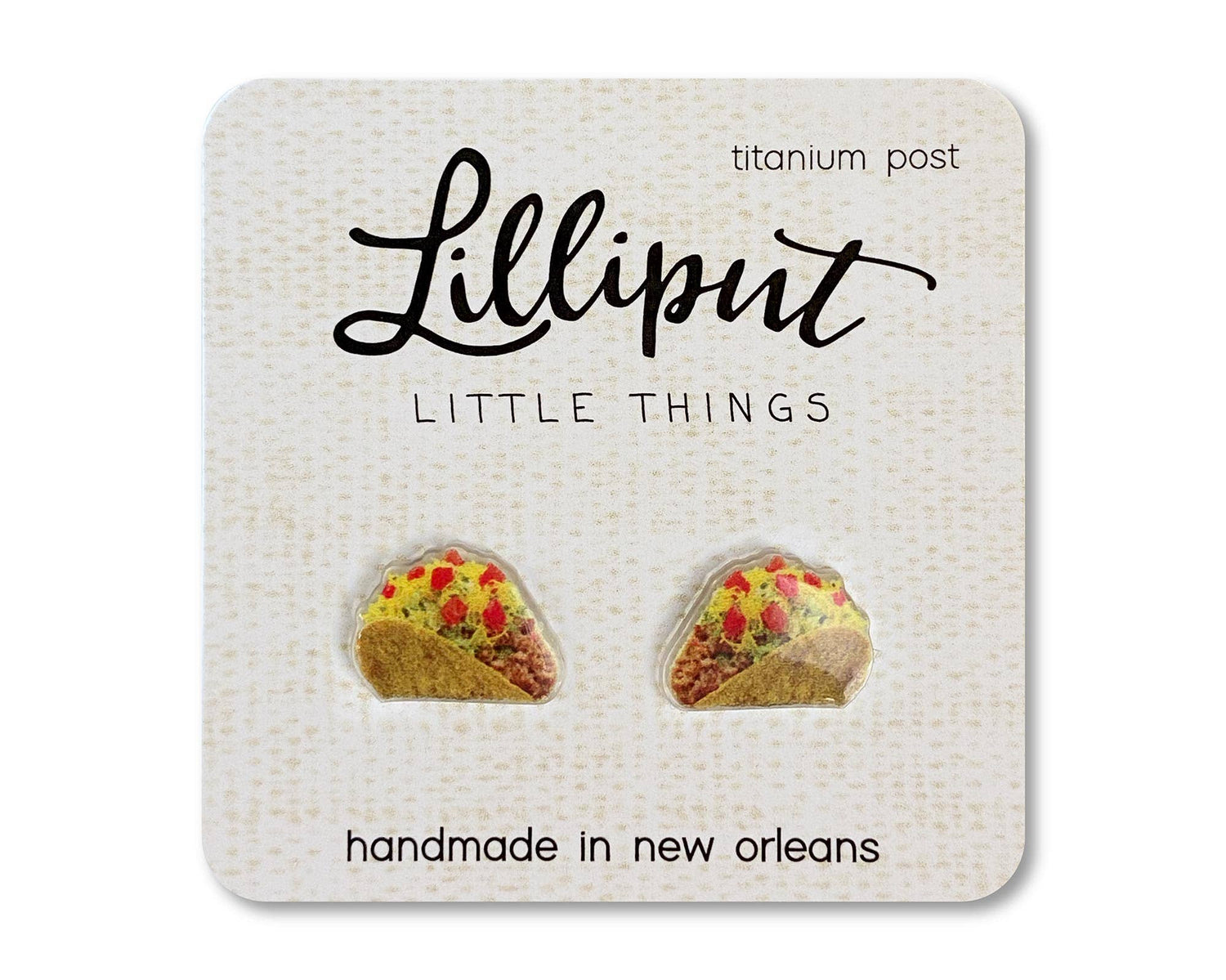 Earrings | Taco Studs