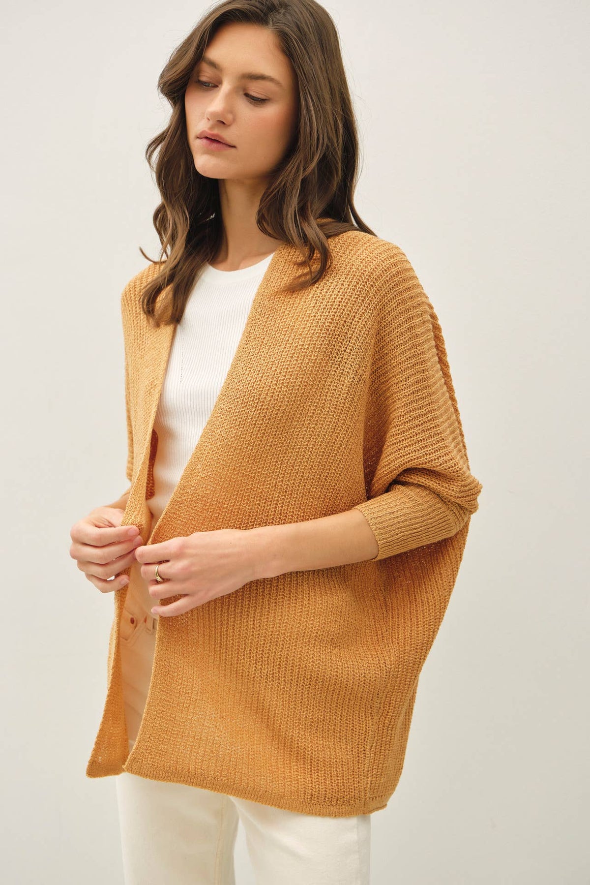 Women's Knit Cardigan | Open Front Knit Cardigan