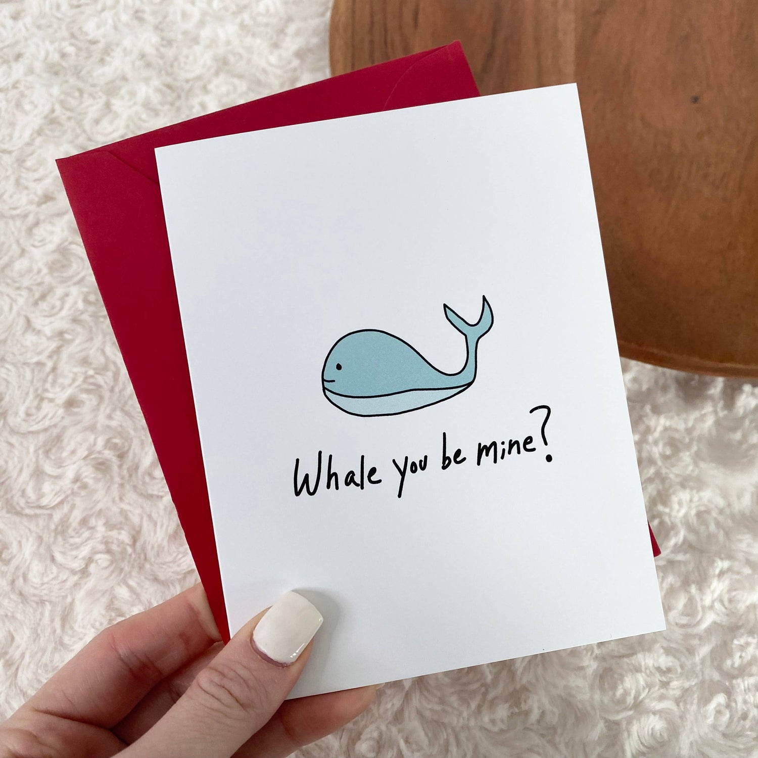 Greeting Card | Whale You Be Mine