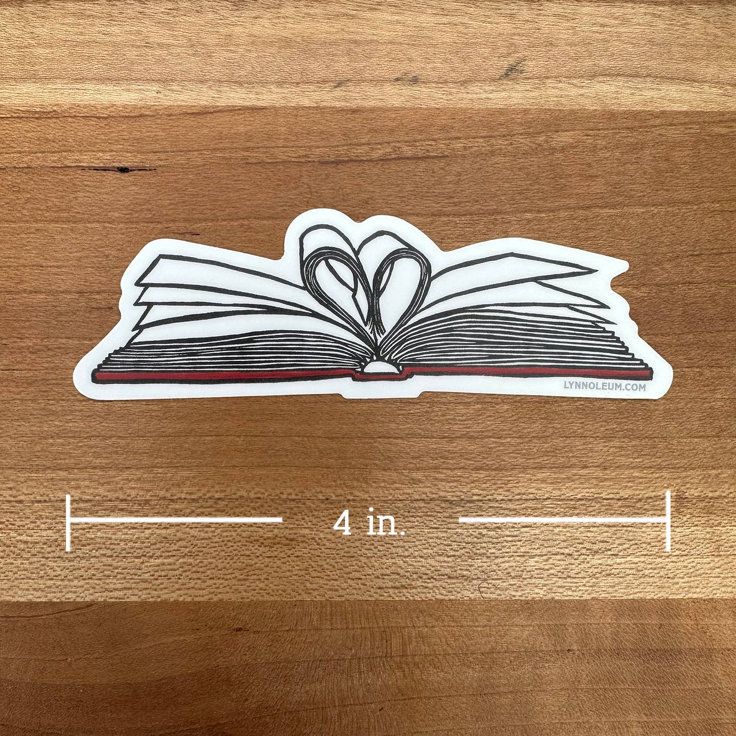 Sticker | Book Heart