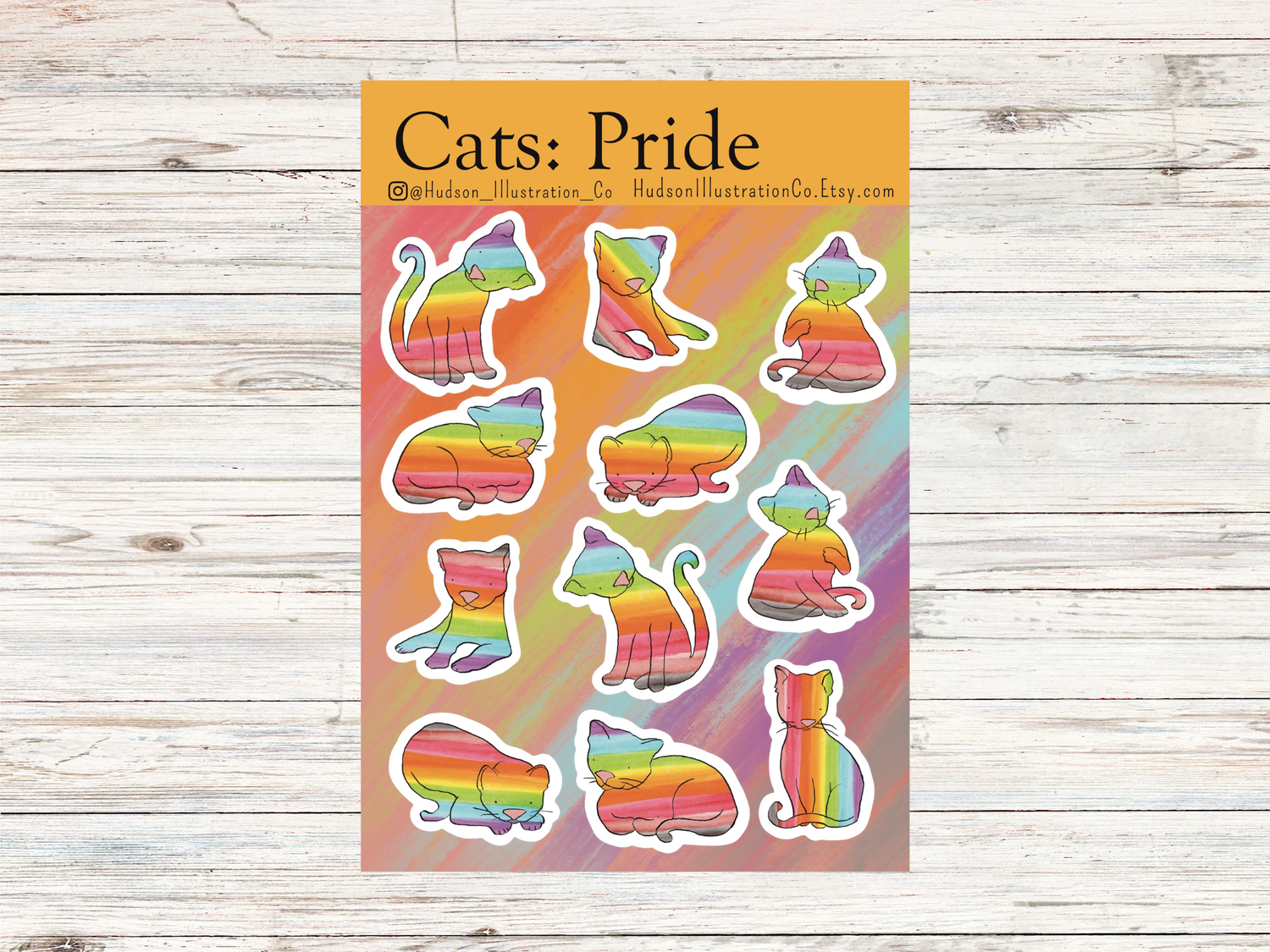 Sticker Sheet | Pride CATS