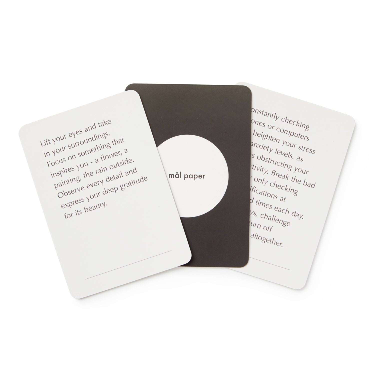 Wellness Card Deck | Mindfulness Meditation