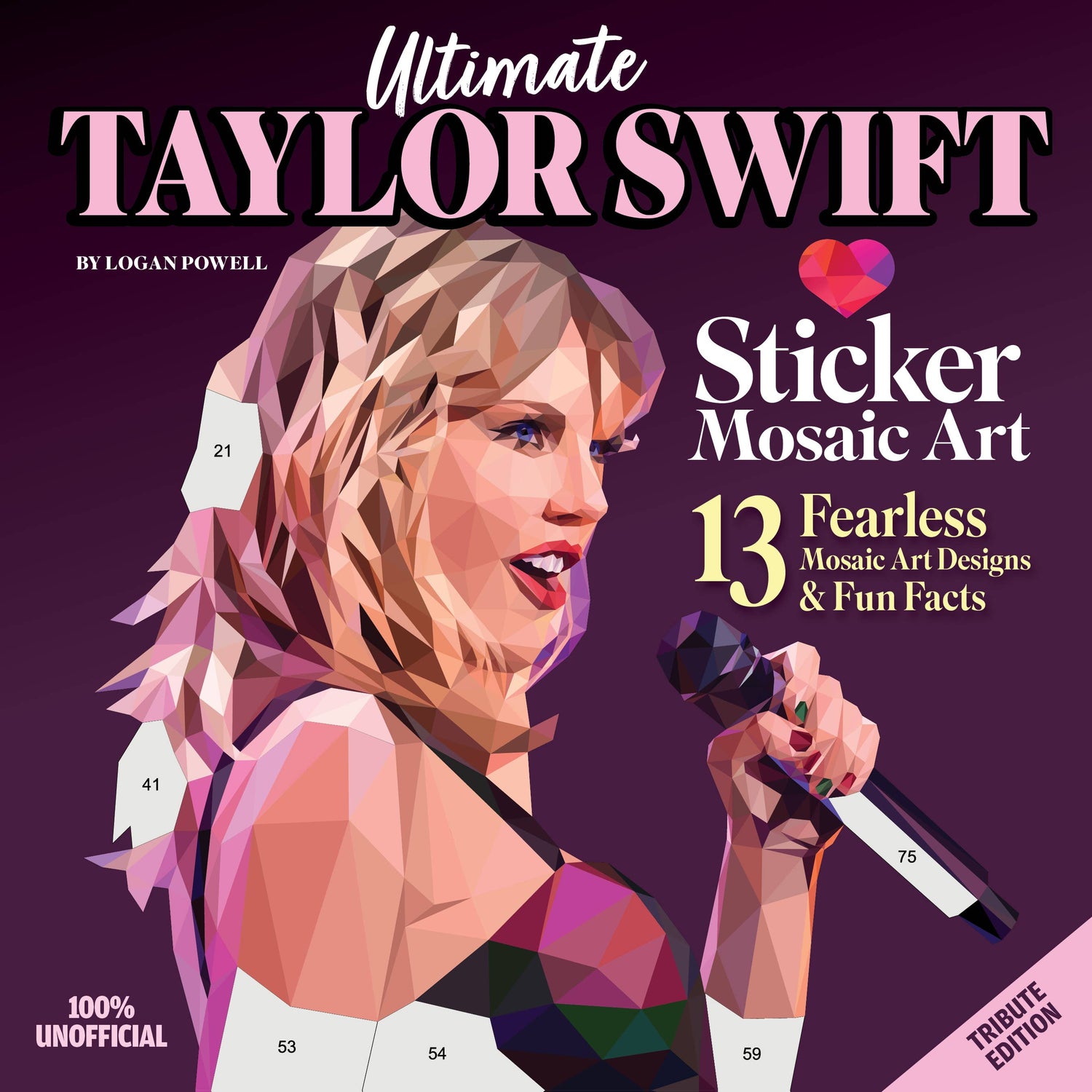 Sticker Painting Book | Ultimate Taylor Swift Sticker Mosaic Art