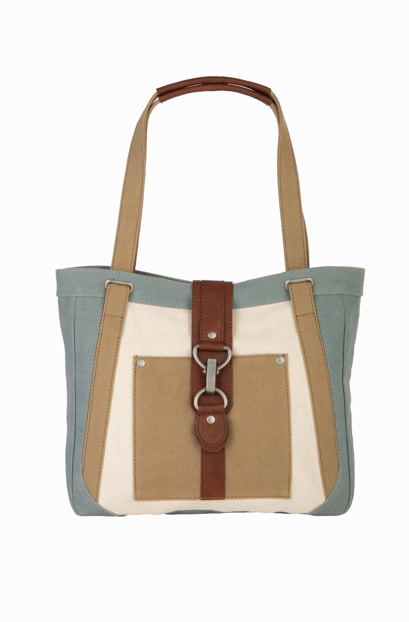 Nora Up-Cycled Canvas Shoulder Bag