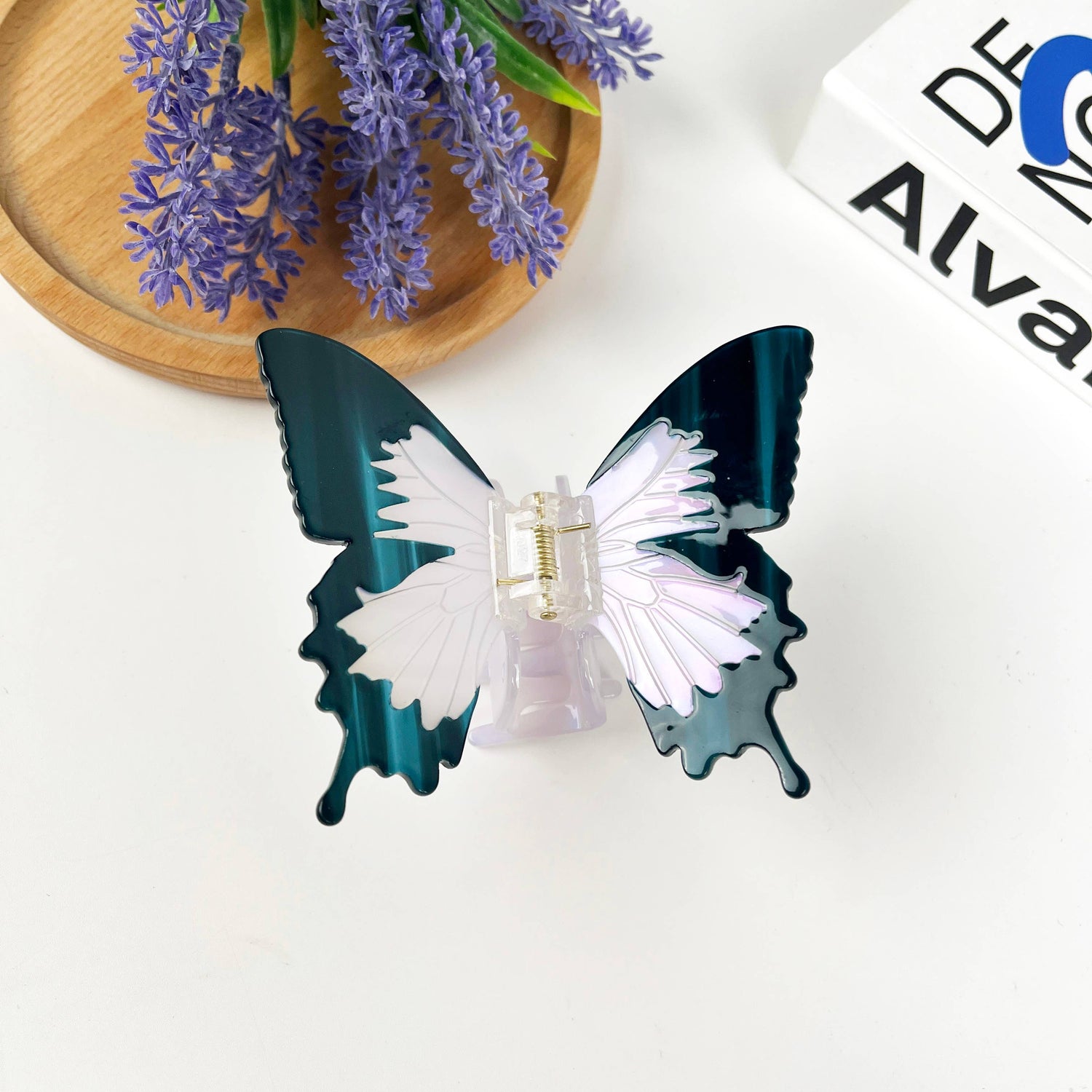 Hair Claw Clip | Acetate Swallowtail Butterfly