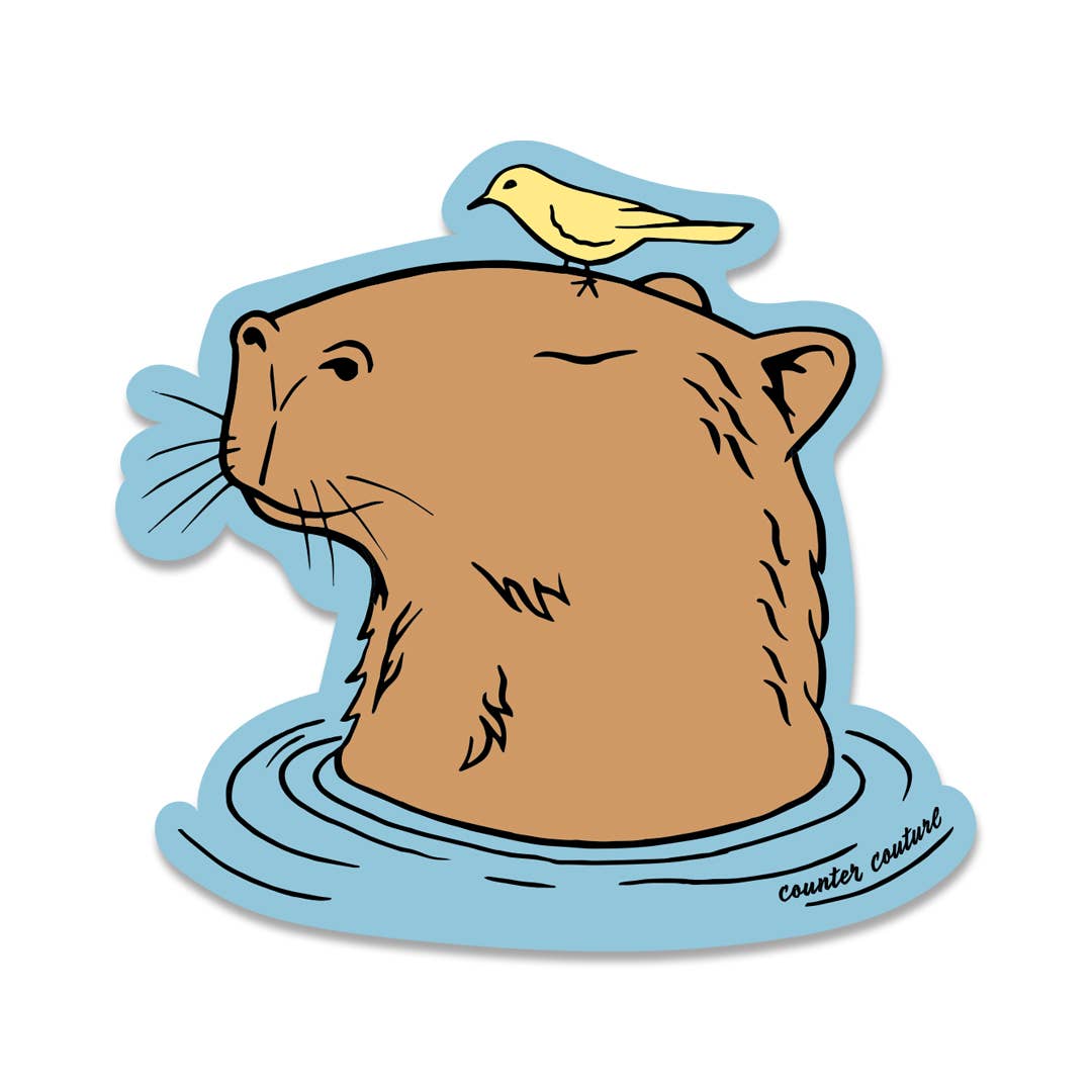 Capybara Sticker | Funny | Decals | Gifts