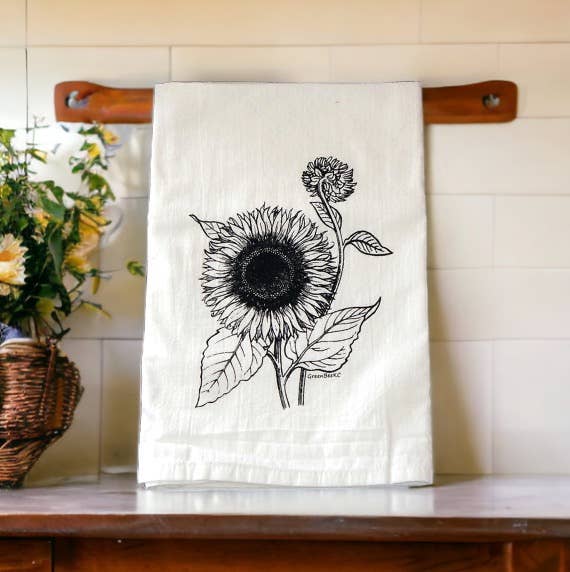 Kitchen Towel | Sunflower Print