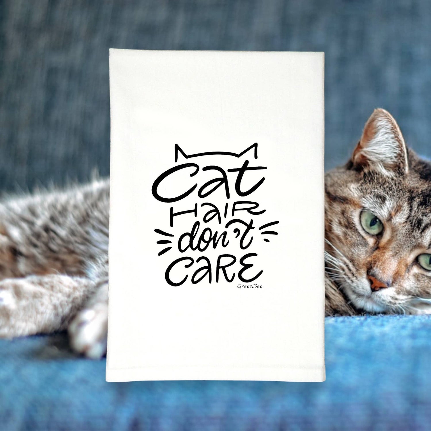 Cat Towel | Funny Tea Towels | Cat Kitchen Tea Towels