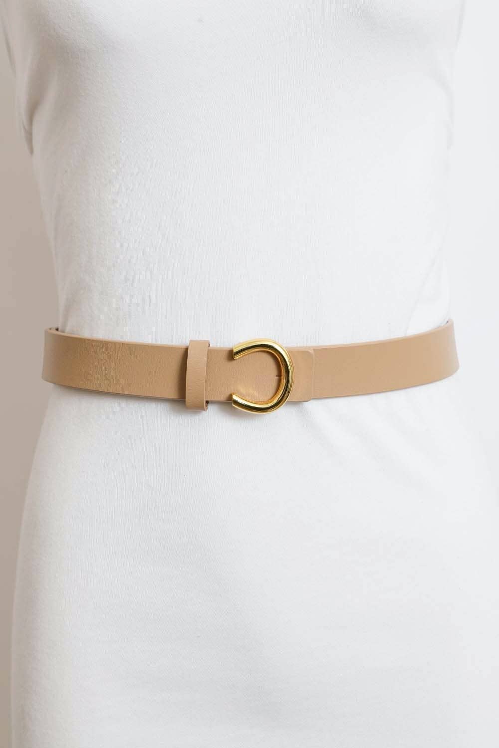 Minimalist Gold Horseshoe Belt - Top Seller