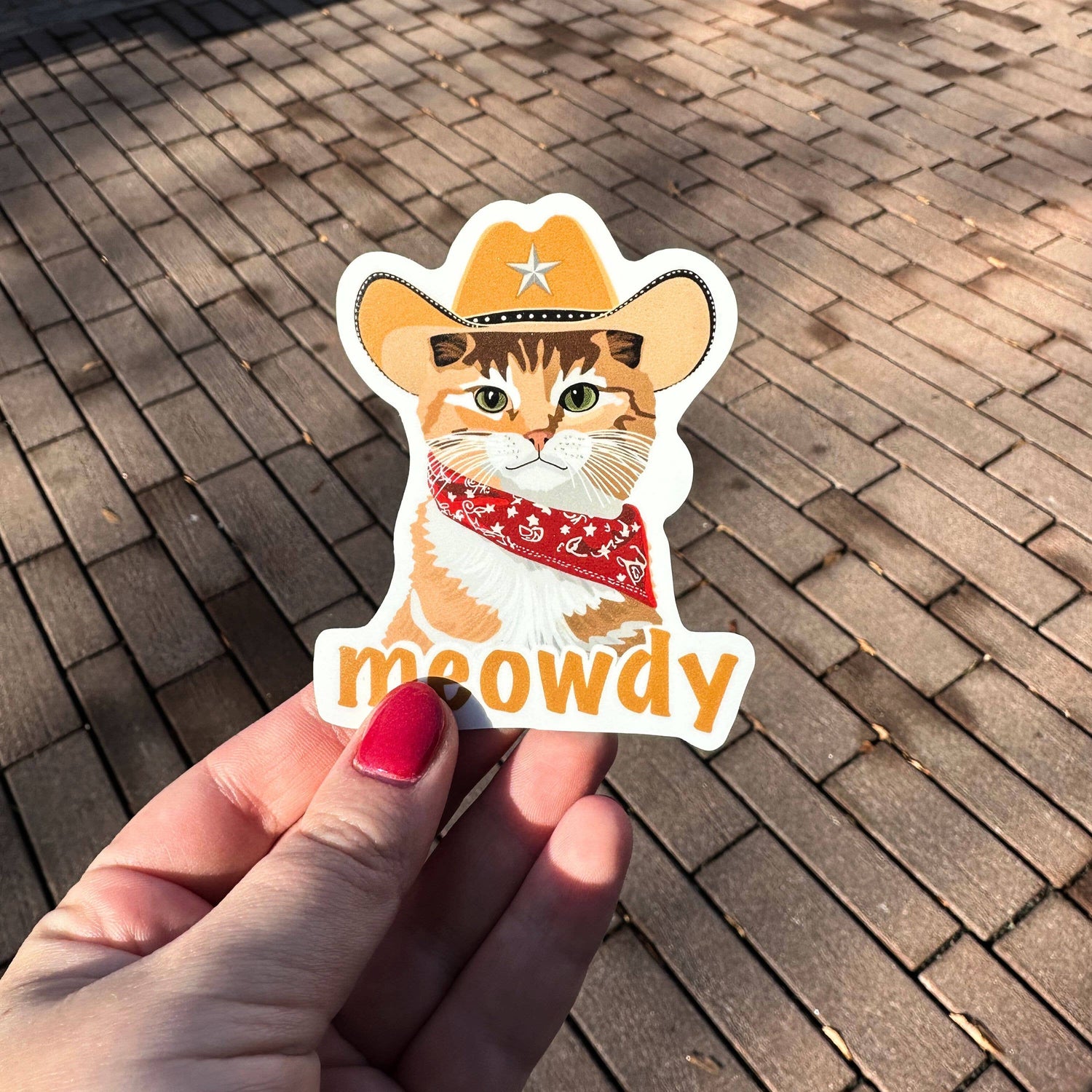 Sticker | Meowdy Cowboy Cat