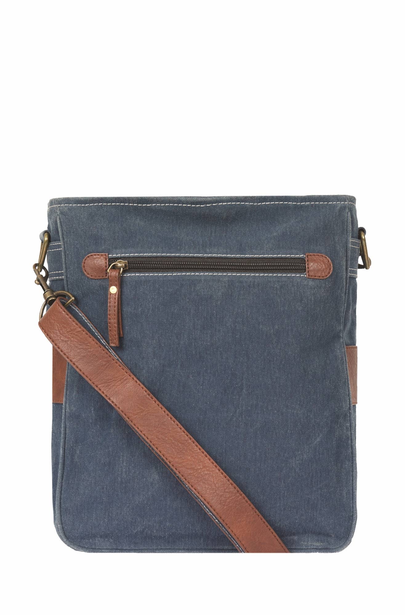 Cameron Admiral Up-Cycled Canvas Crossbody