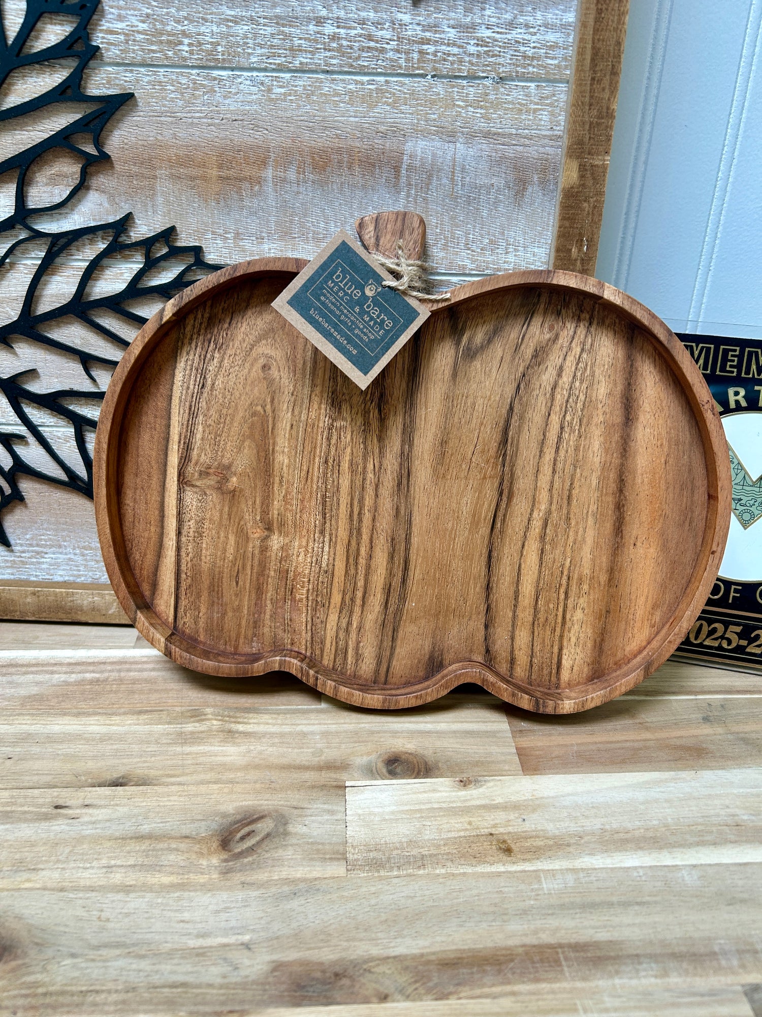 Fall Wood Tray | Pumpkin
