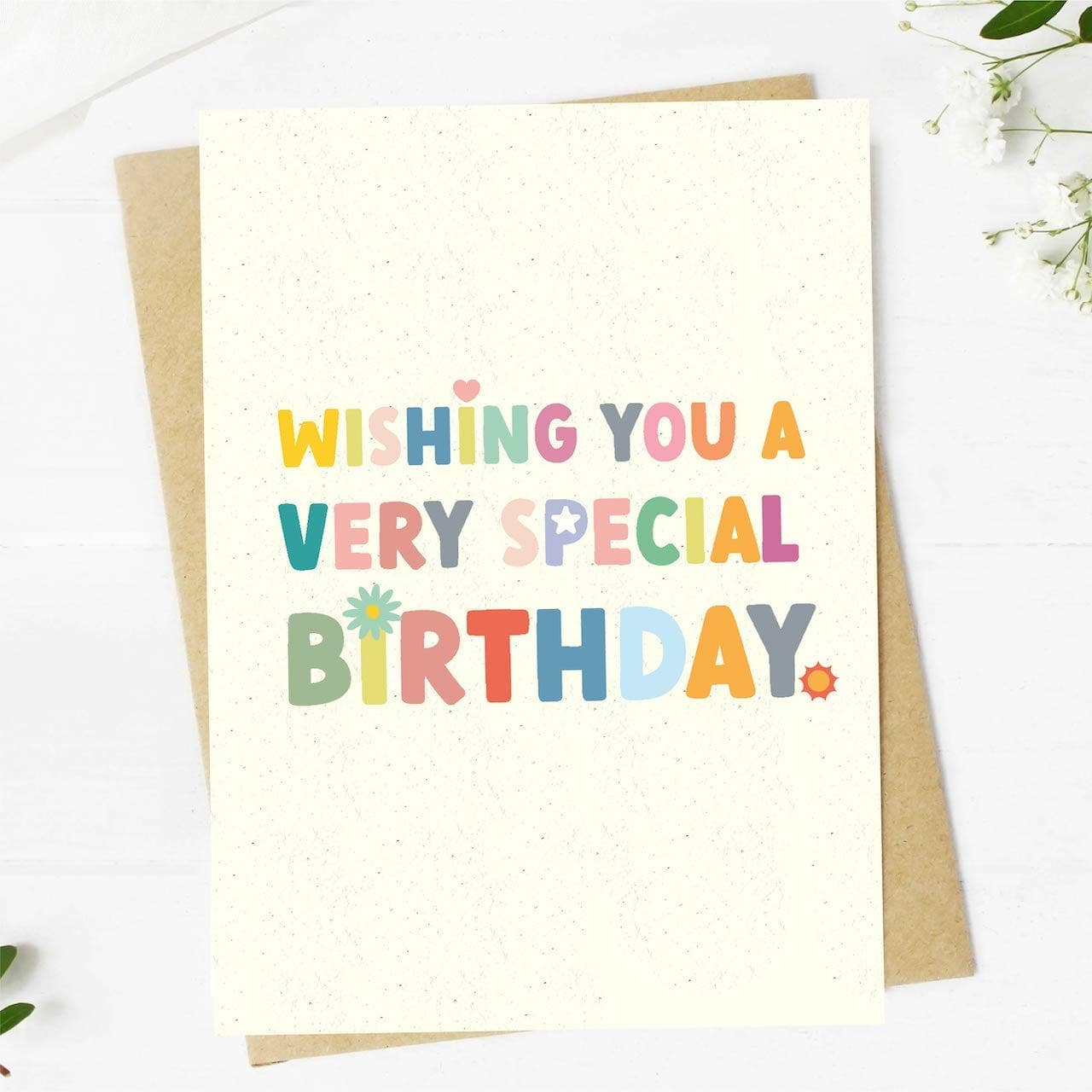 Greeting Card | "Wishing you a very special birthday"