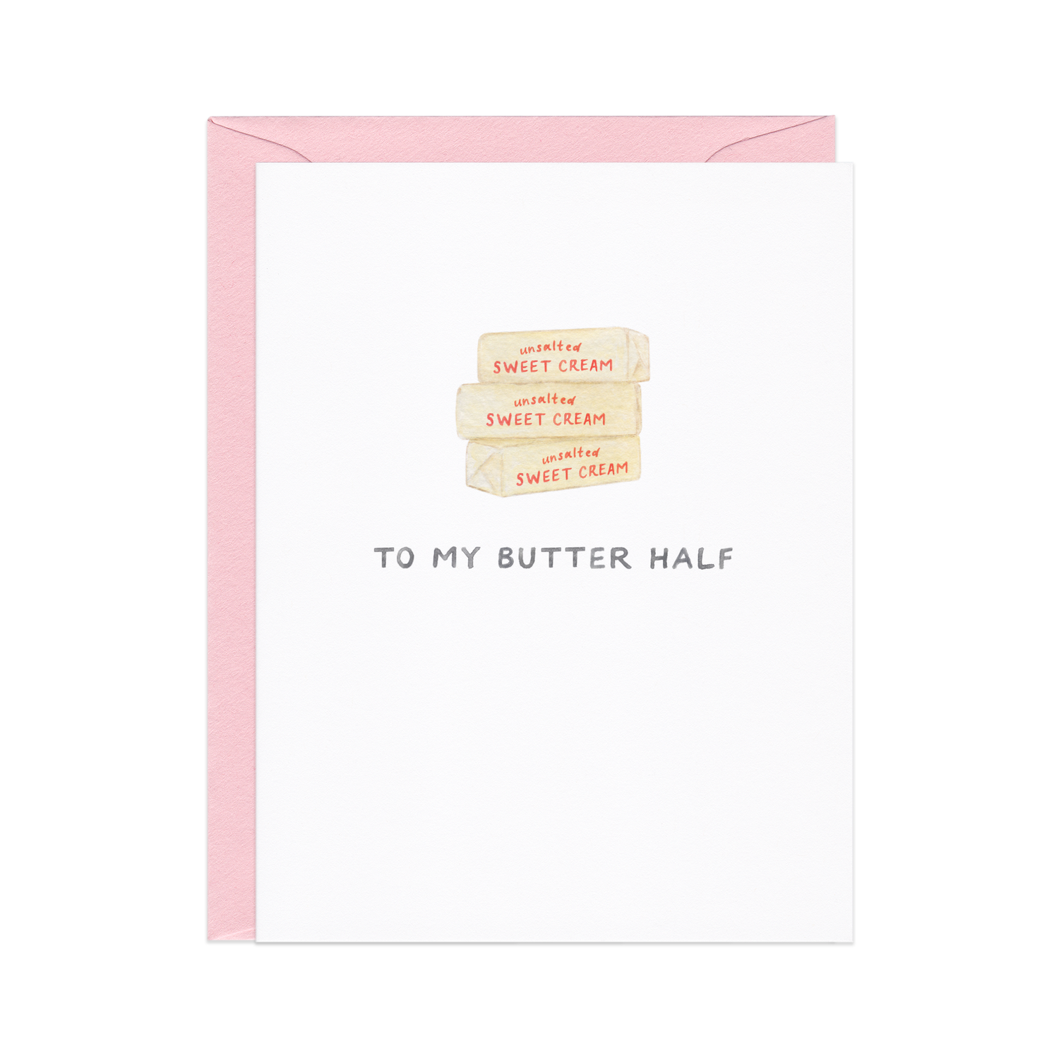 Greeting Card | To My Butter Half — Food Pun Love Card