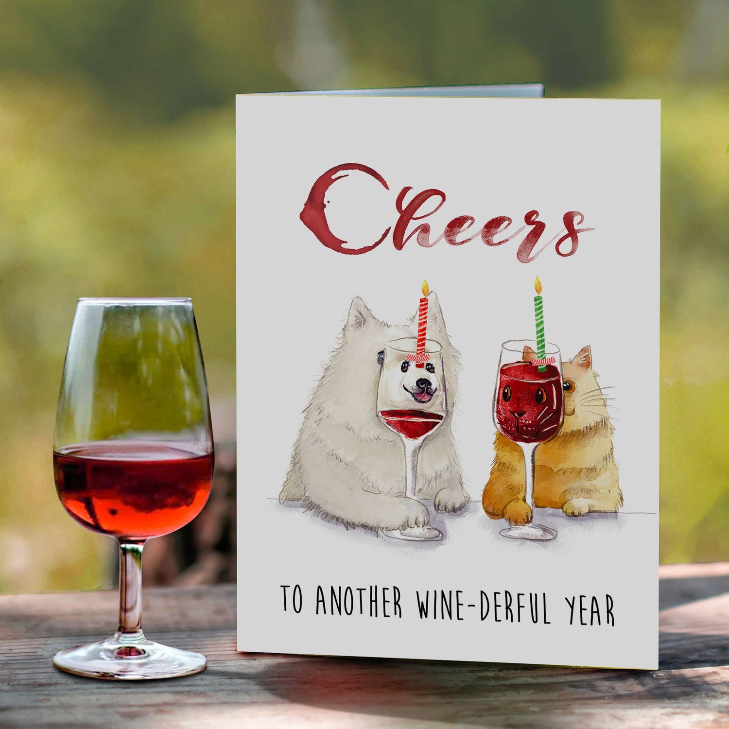 Greeting Card | Cheers Wine-derful Year