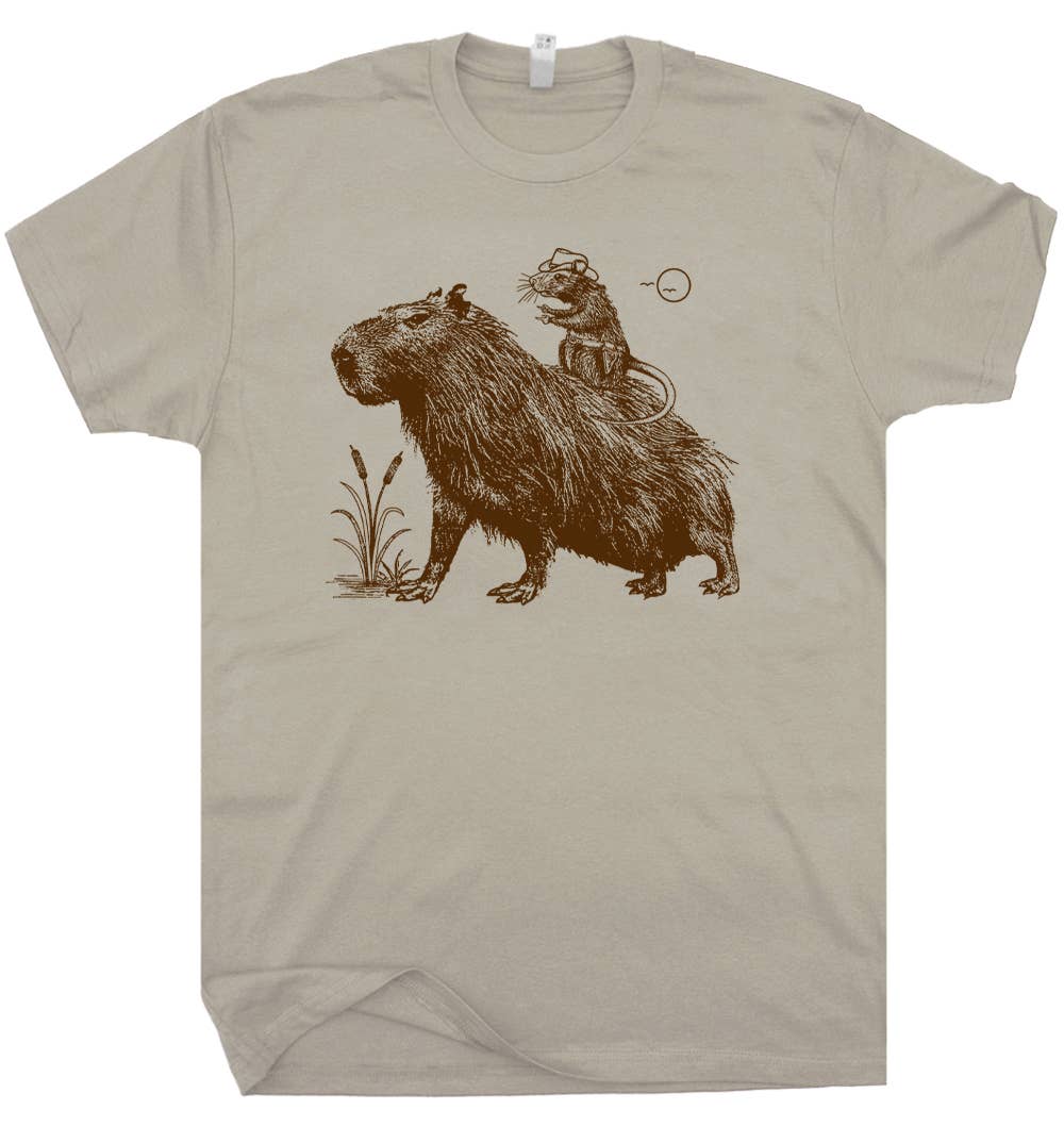 T-Shirt | Ride 'Em Capybara