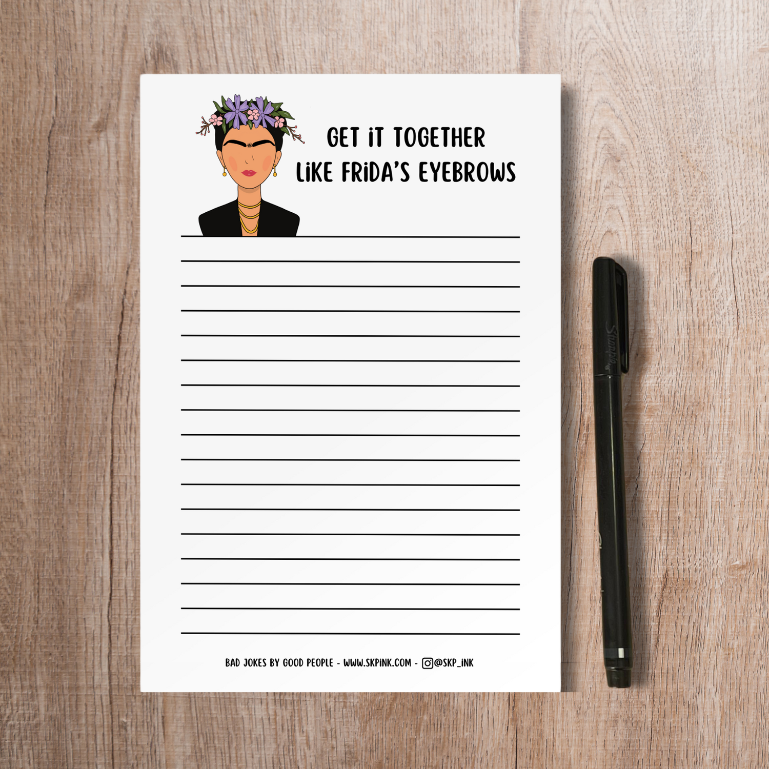 Notepad | Funny Frida Kahlo