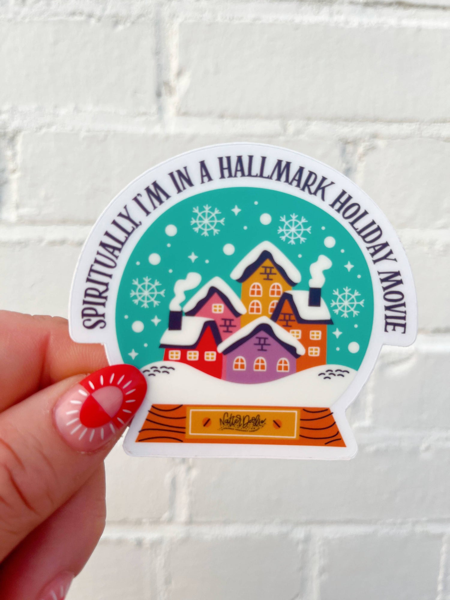 Sticker | Spiritually I'm in a Hallmark Holiday Movie