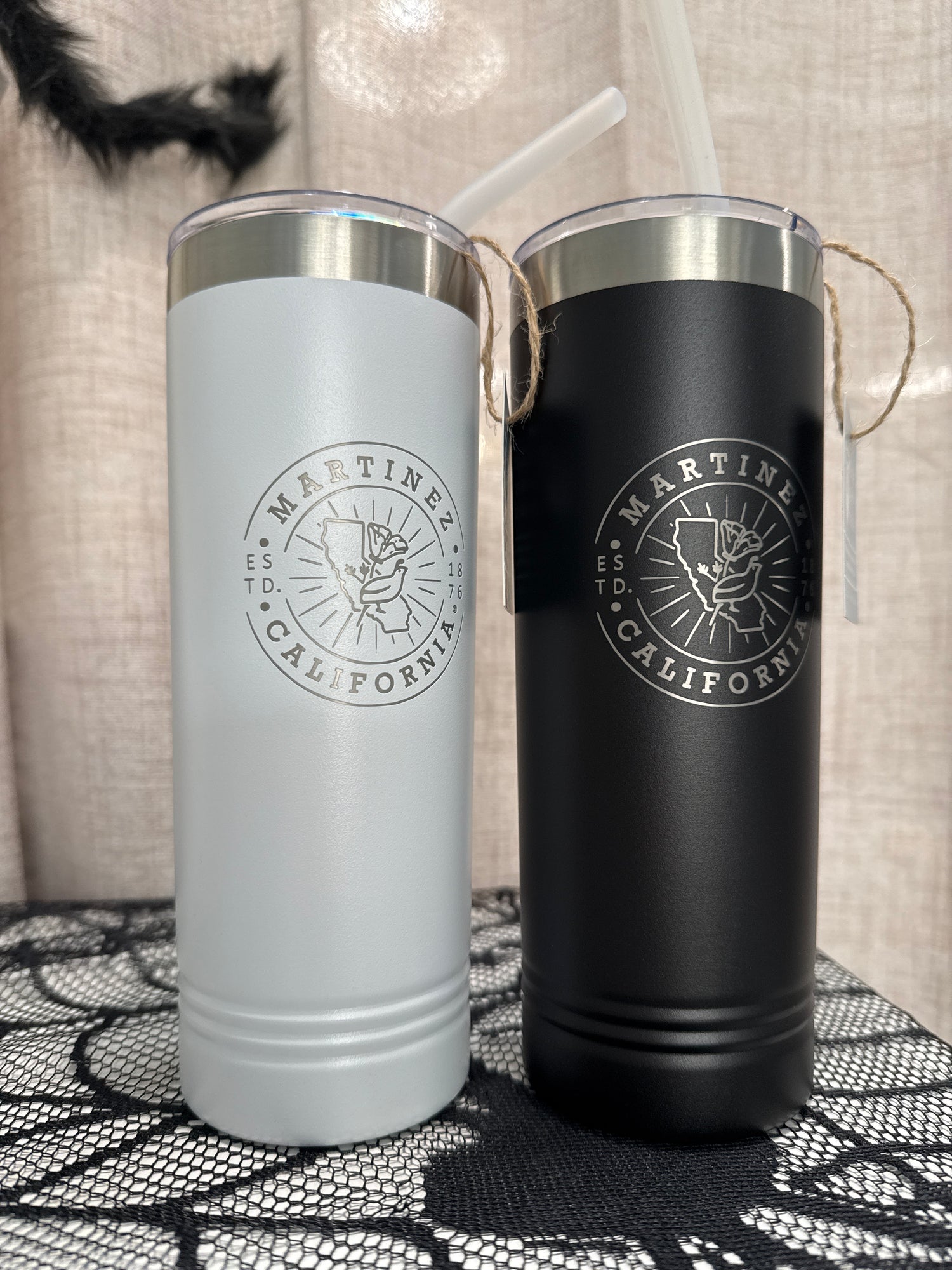 Martinez Hydro Drinkware | Round Martinez Emblem Design