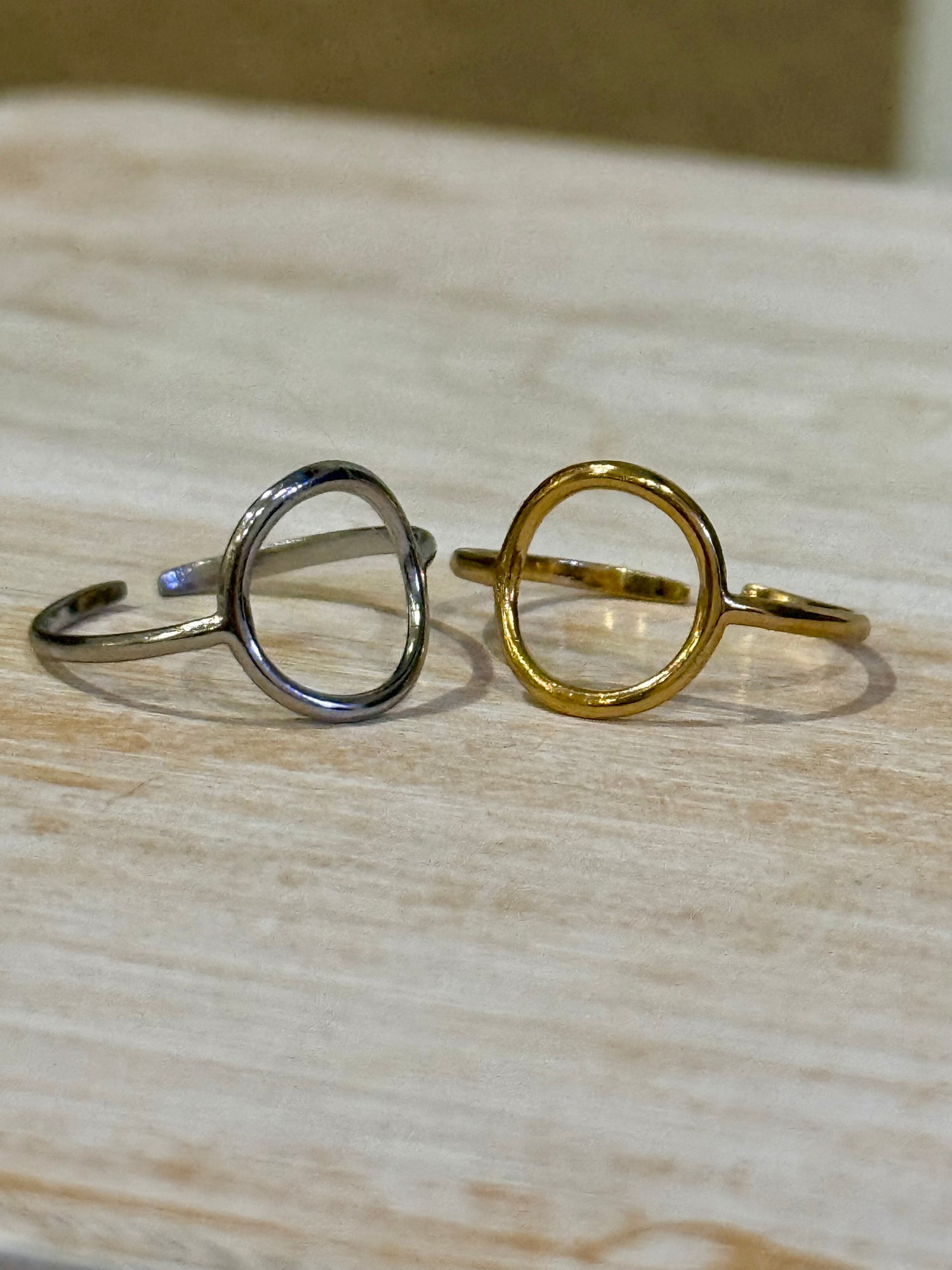 Stainless Ring | Open Circle