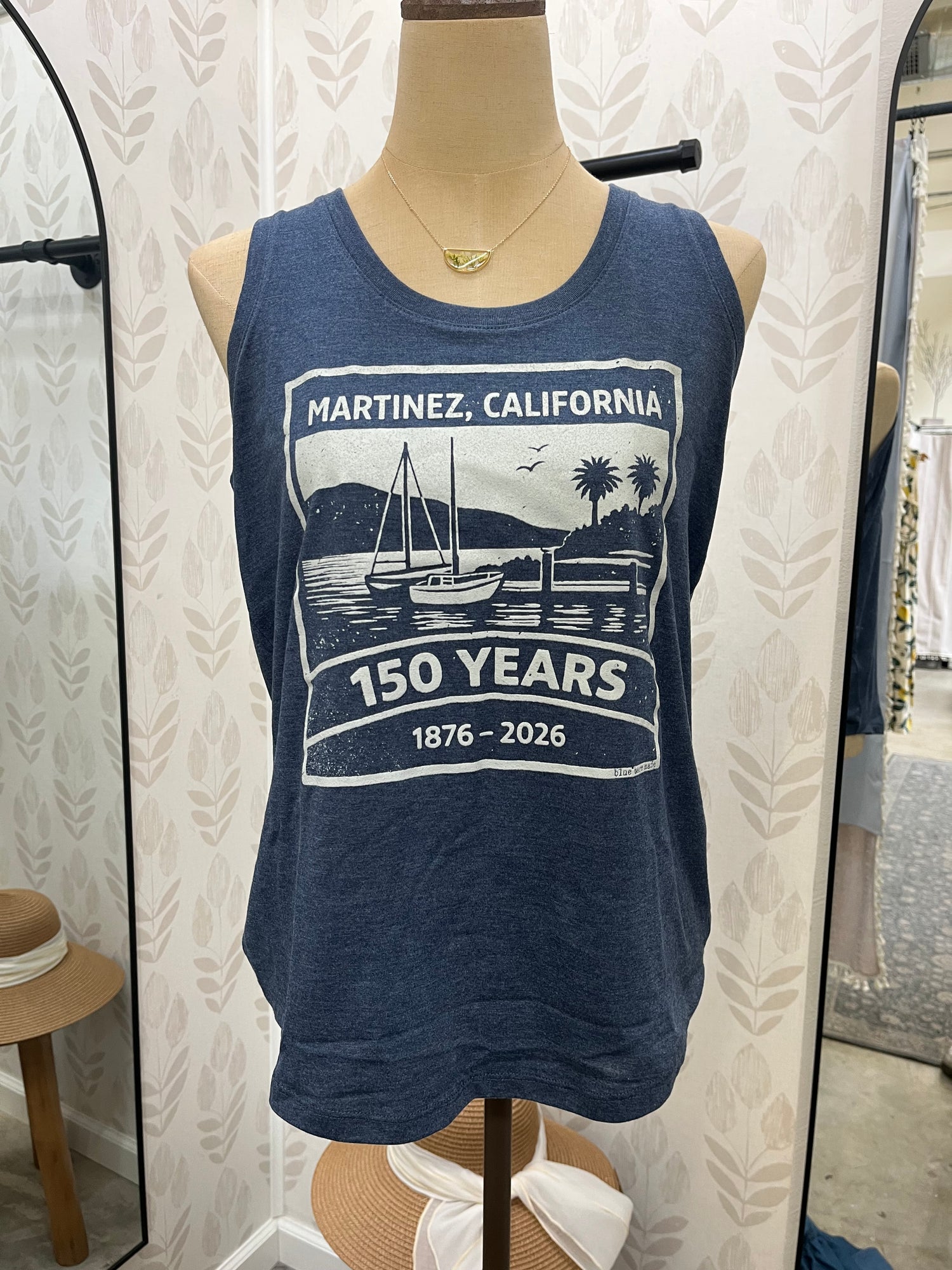 Martinez Adult Women's Tank Top | 150th Anniversary Sesquicentennial - MARINA DESIGN (Copy)