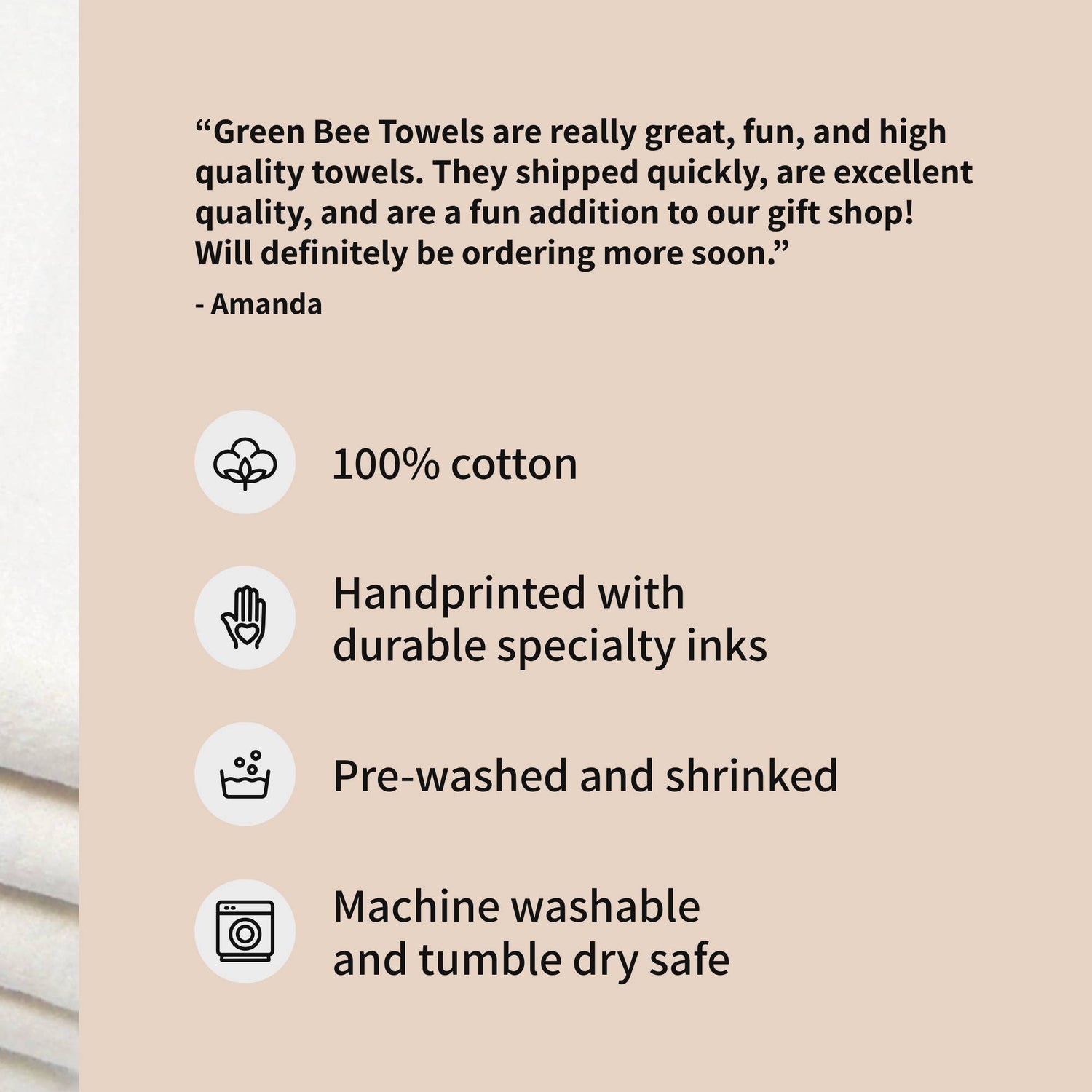Dog's Thoughts Kitchen Towel | Tea Towel | Cute Dish Towels