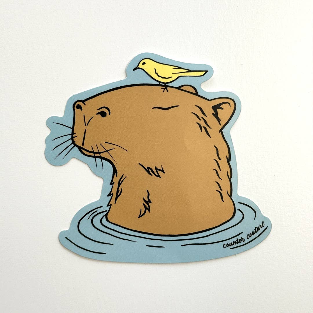 Capybara Sticker | Funny | Decals | Gifts