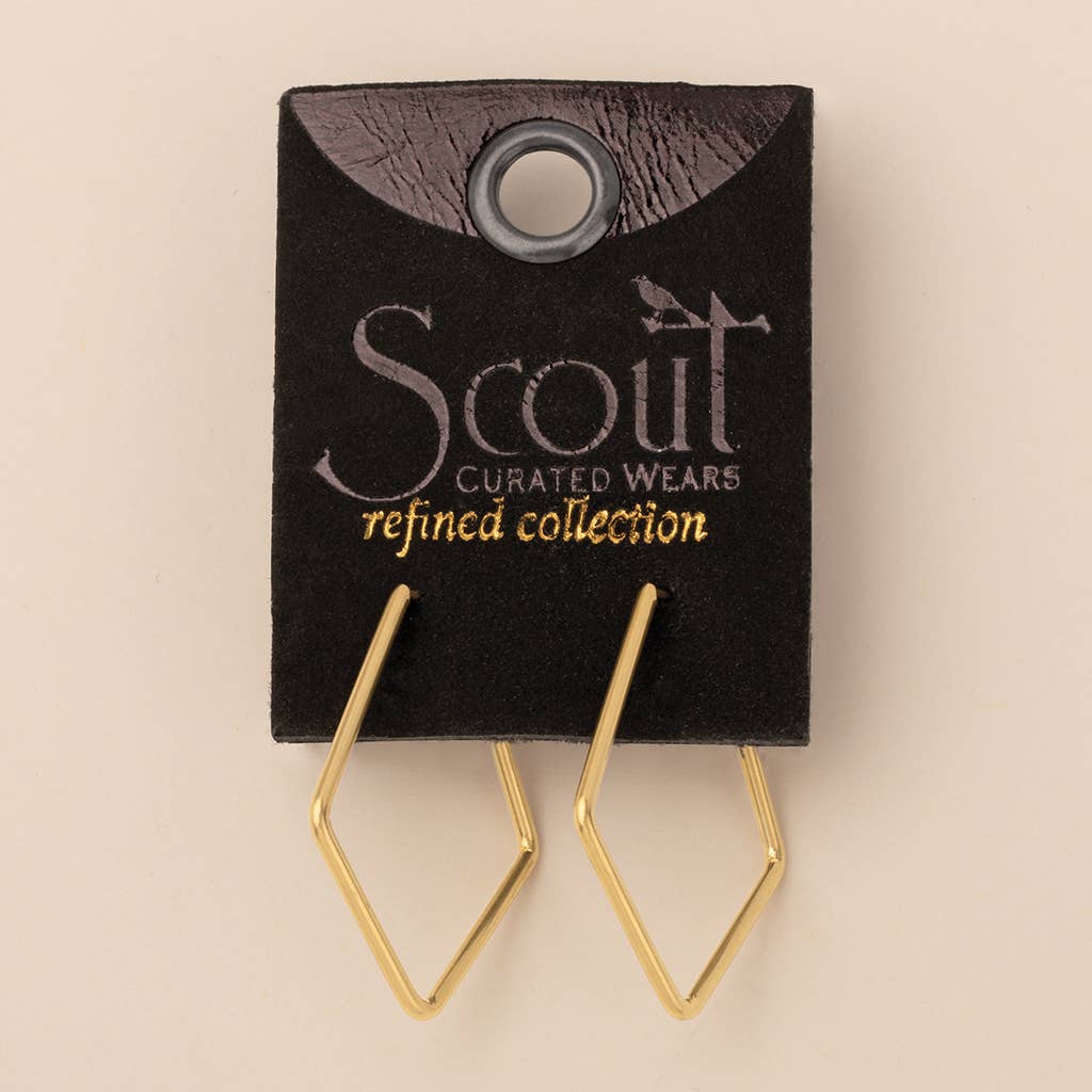 Scout Refined Earring Collection | Orion Diamond Hoop | Gold