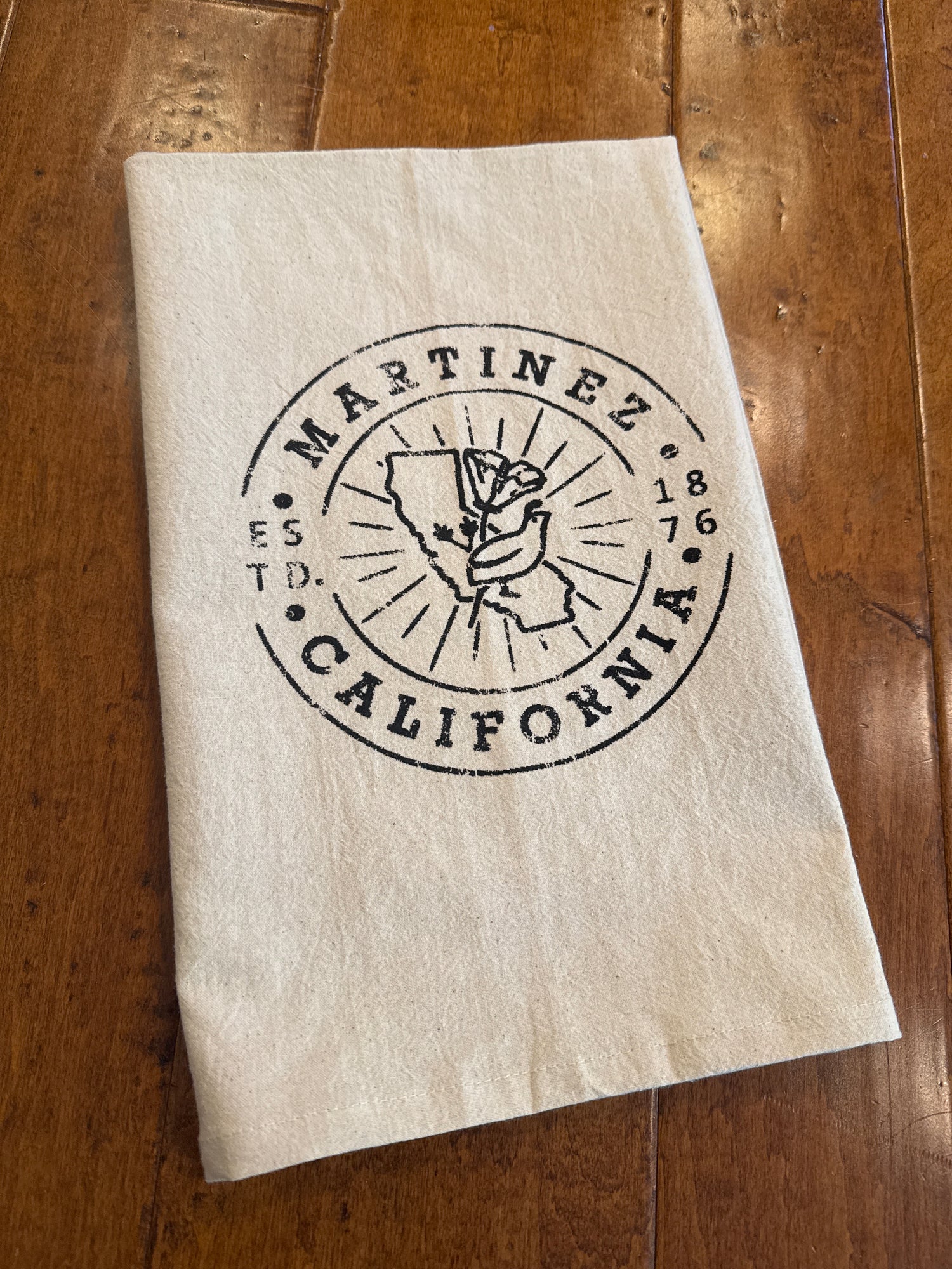 Kitchen Towel | Martinez - Round California Emblem