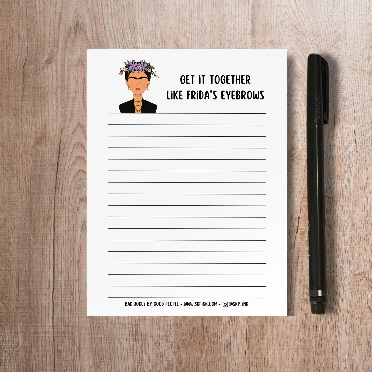 Notepad | Funny Frida Kahlo