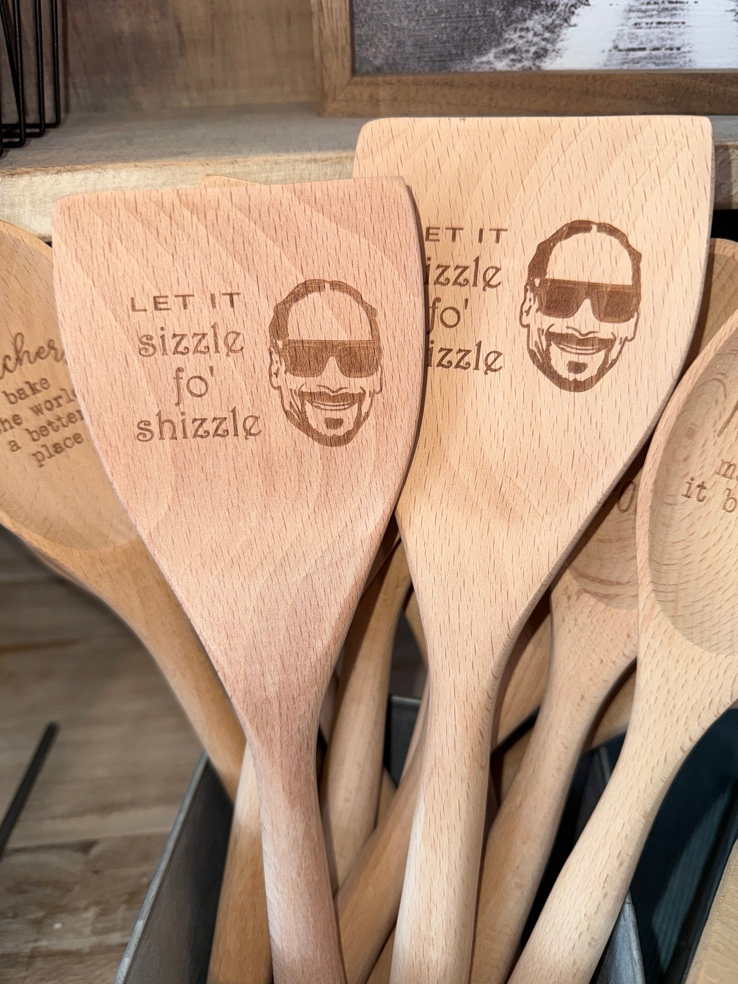 Wood Spatula | Snoop - Let it Sizzle fo' Shizzle