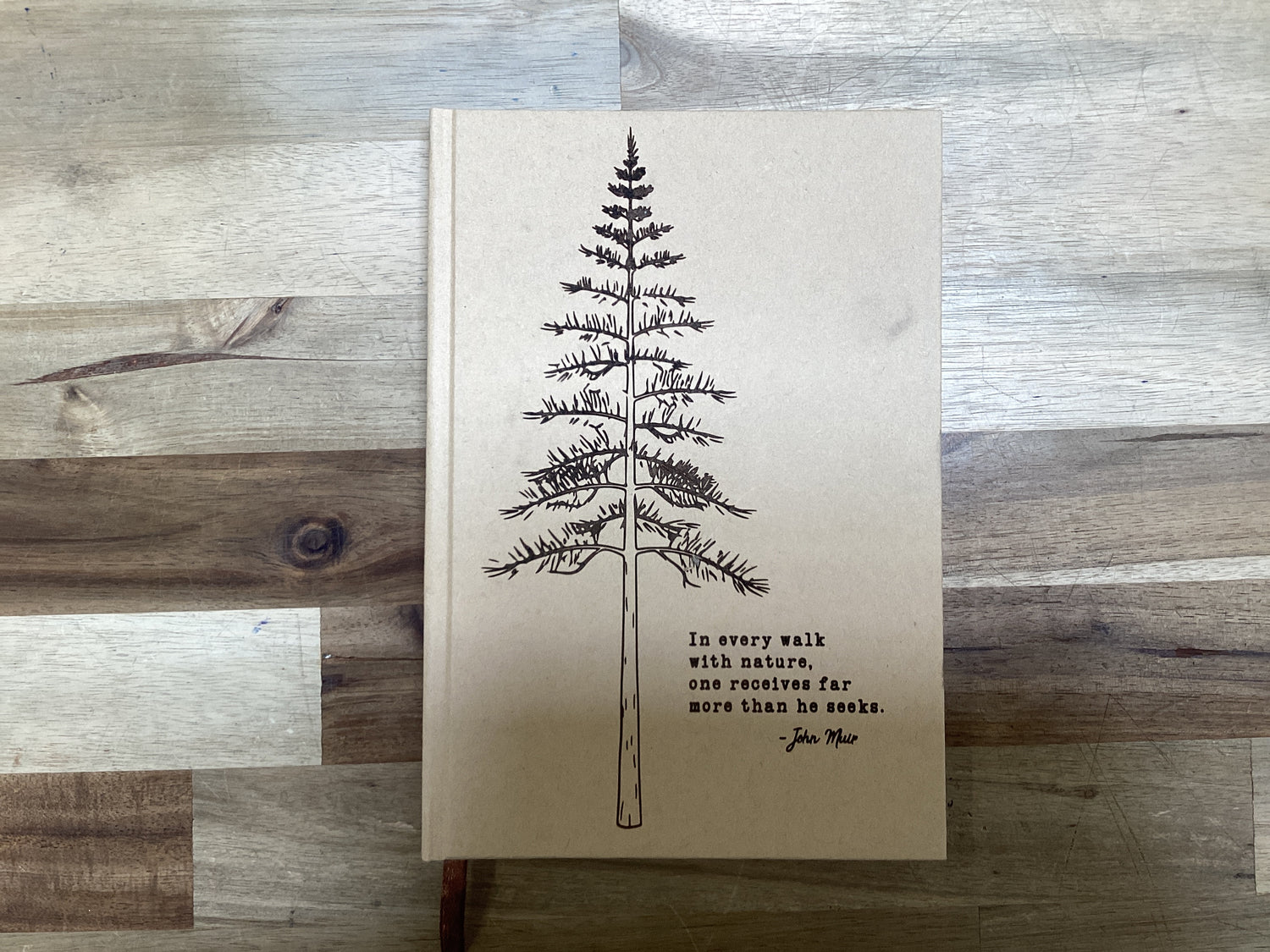 Kraft Notebook | John Muir Quote: Walk with Nature