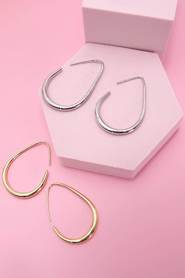 Hoop Earrings | 18K STAINLESS STEEL WATERPROOF TARNISH FREE